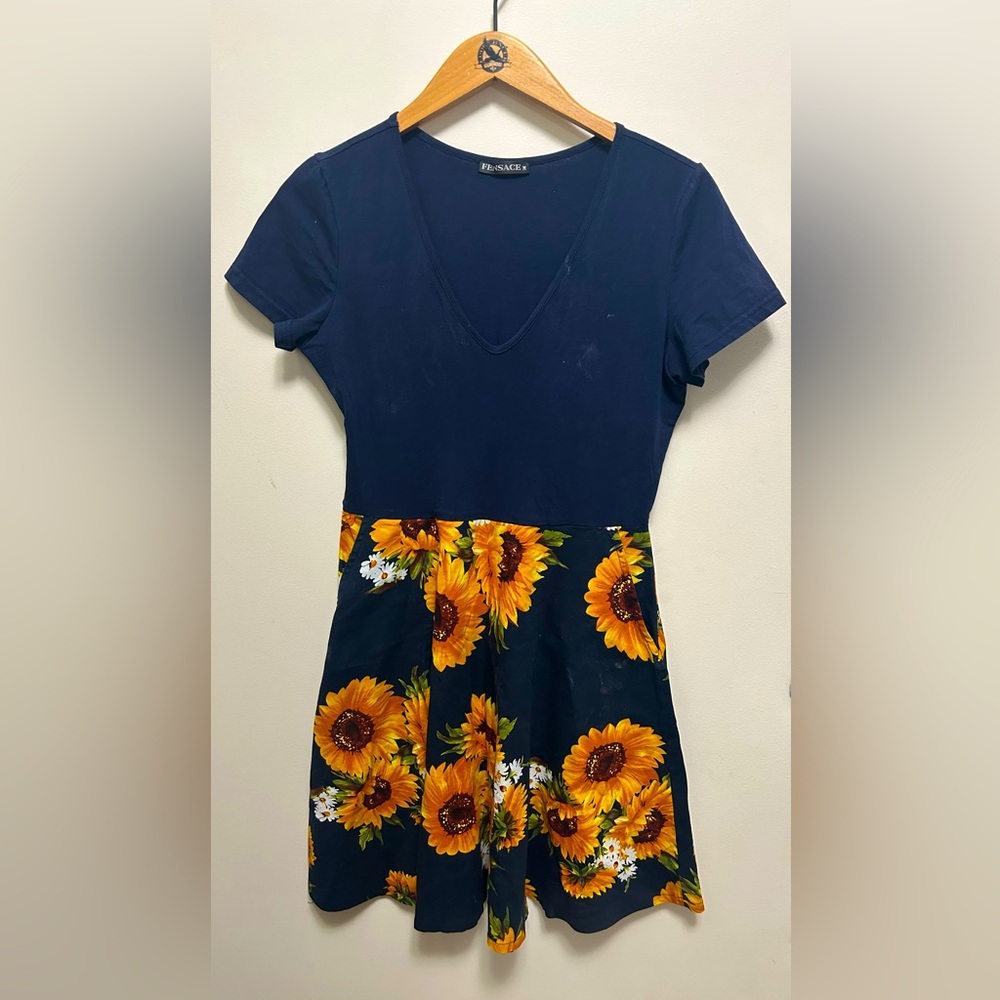 Fensace Sunflower Dress from Anthropologie